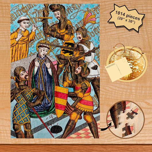 Sint Thomas Becket's martelaarschap (M 031) Legpuzzel