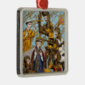 Sint Thomas Becket's martelaarschap (M 031) Metalen Ornament (Rechts)