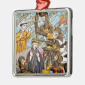 Sint Thomas Becket's martelaarschap (M 031) Metalen Ornament (Links)