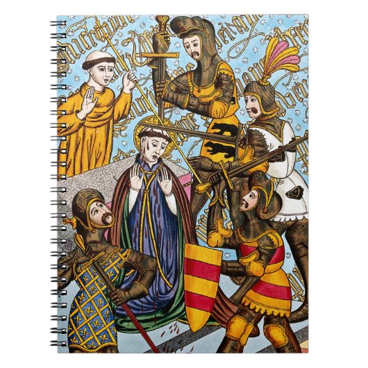 Sint Thomas Becket's martelaarschap (M 031) Notitieboek (Voorkant)