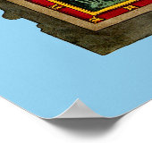 Sint Thomas Becket's martelaarschap (M 031) Poster (Hoek)