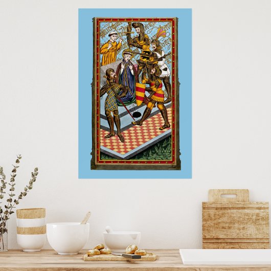 Sint Thomas Becket's martelaarschap (M 031) Poster (Keuken)
