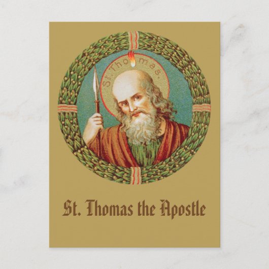 Sint Thomas de Apostle (JMAS 12) Briefkaart (Voorkant)