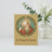 Sint Thomas de Apostle (JMAS 12) Briefkaart (Staand voorkant)