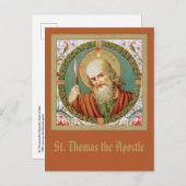 Sint Thomas de Apostle (JMAS 12) Briefkaart (Voorkant / Achterkant)