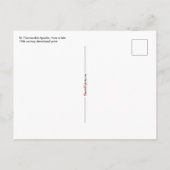 Sint Thomas de Apostle (JMAS 12) Briefkaart (Achterkant)