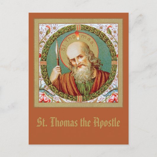 Sint Thomas de Apostle (JMAS 12) Briefkaart (Voorkant)