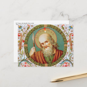 Sint Thomas de Apostle (JMAS 12) Briefkaart