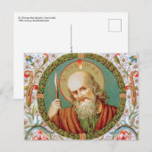 Sint Thomas de Apostle (JMAS 12) Briefkaart (Voorkant / Achterkant)