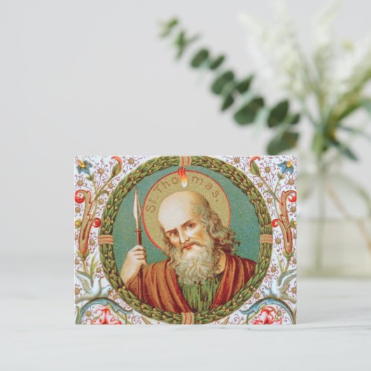 Sint Thomas de Apostle (JMAS 12) Briefkaart (Staand voorkant)