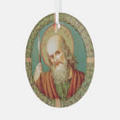 Sint Thomas de Apostle (JMAS 12) Glas Ornament (Voorkant links)