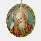 Sint Thomas de Apostle (JMAS 12) Keramisch Ornament (Links)