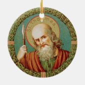 Sint Thomas de Apostle (JMAS 12) Keramisch Ornament (Achterkant)
