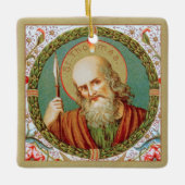 Sint Thomas de Apostle (JMAS 12) Keramisch Ornament (Voorkant)