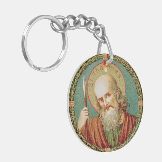 Sint Thomas de Apostle (JMAS 12) Sleutelhanger (Voorkant Links)