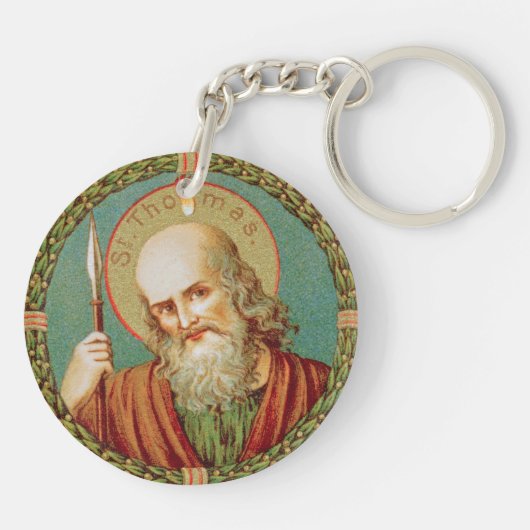 Sint Thomas de Apostle (JMAS 12) Sleutelhanger (Achterkant)