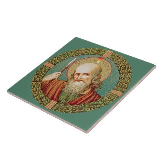 Sint Thomas de Apostle (JMAS 12) Tegeltje (Zijkant)