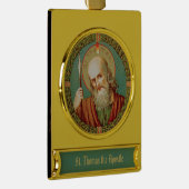 Sint Thomas de Apostle (JMAS 12) Verguld Banner Ornament (Rechts)