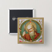 Sint Thomas de Apostle (JMAS 12) Vierkante Button 5,1 Cm (Voorkant /achterkant)