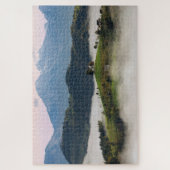 Sint Thomas kerk en bergen in Slovenië Legpuzzel (Verticaal)