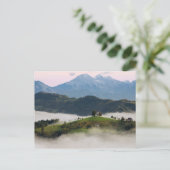 Sint Thomas kerk met bergen in Slovenië kaart (Staand voorkant)