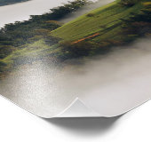 Sint Thomas kerk met bergen op Sloveense foto Foto Afdruk (Hoek)