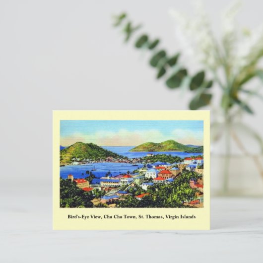  Sint Thomas Maagdeneilanden Briefkaart (Staand voorkant)