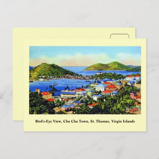  Sint Thomas Maagdeneilanden Briefkaart (Voorkant / Achterkant)