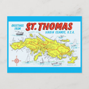 Sint-Thomas Maagdeneilanden Briefkaart
