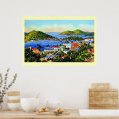 Sint Thomas Maagdeneilanden Poster (Keuken)