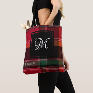 Sint-Thomas Madras Pattern Tote Bag