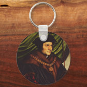 Sint Thomas More Geweten van de Koning Kunst Sleutelhanger (Voorkant)