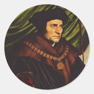 Sint Thomas More Ronde Sticker