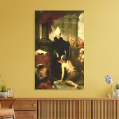 Sint Thomas of Villanueva Distributing Alms, 1678 Canvas Afdruk (Insitu (Woonkamer))