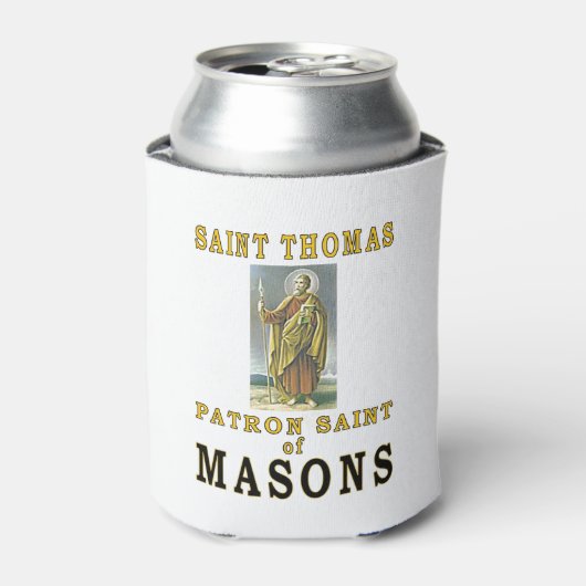 SINT THOMAS PATROONHEILIGE VAN METSELAARS BLIKJESKOELER (Blikje Voorkant)