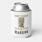 SINT THOMAS PATROONHEILIGE VAN METSELAARS BLIKJESKOELER (Blikje Achterkant)