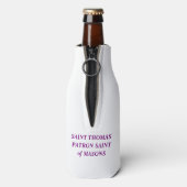 SINT THOMAS PATROONHEILIGE VAN METSELAARS FLESJESKOELER (Fles Achterkant)