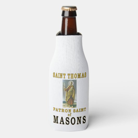SINT THOMAS PATROONHEILIGE VAN METSELAARS FLESJESKOELER (Fles Voorkant)