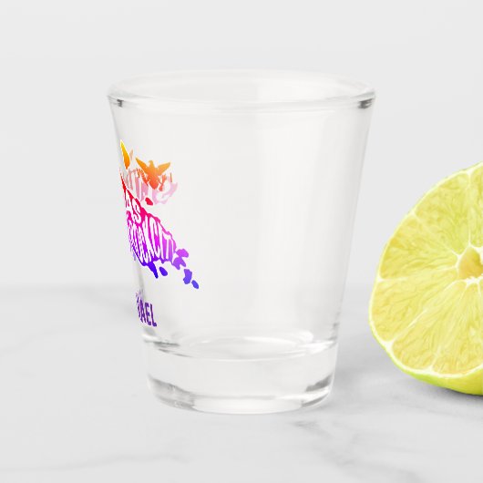 Sint Thomas "Rock City" Maagdeneilanden | Sunset Shot Glas (Rechts)