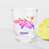 Sint Thomas "Rock City" Maagdeneilanden | Sunset Shot Glas (Voorkant)