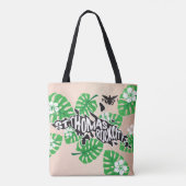 Sint Thomas "Rock City" Tropisch, Roos Gold Tote Bag (Achterkant)