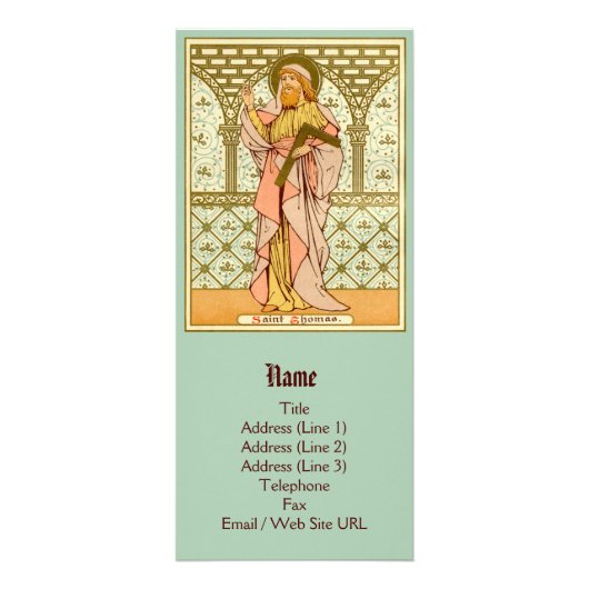Sint Thomas the Apostle (RLS 18) (Stijl 1) Reclamekaart (Voorkant)