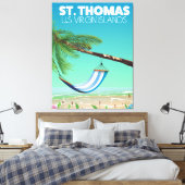 Sint Thomas US Maagdeneilanden. Canvas Afdruk (Insitu (Slaapkamer))