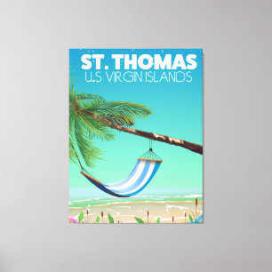 Sint Thomas US Maagdeneilanden. Canvas Afdruk