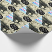 Sint Thomas USVI, Iguana op het strand Cadeaupapier (Hoek)