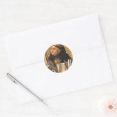 Sint Thomas van Aquino Ronde Sticker (Envelop)
