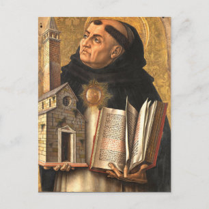 Sint Thomas van Aquino Theoloog en Filosoof Briefkaart