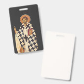 Sint Timoteüs de eerste christelijke bisschop van Badge (Voor- en achterkant)