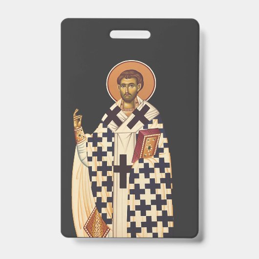 Sint Timoteüs de eerste christelijke bisschop van Badge (Voorzijde)