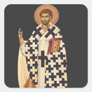 Sint Timoteüs de eerste christelijke bisschop van  Vierkante Sticker